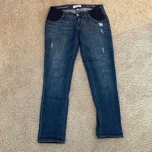 DL1961 distressed maternity jeans size 26
